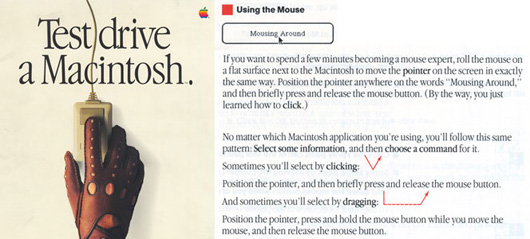 Test Drive the Macintosh. Learn to use a mouse