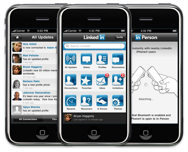 LinkedIn 3.0 for iPhone